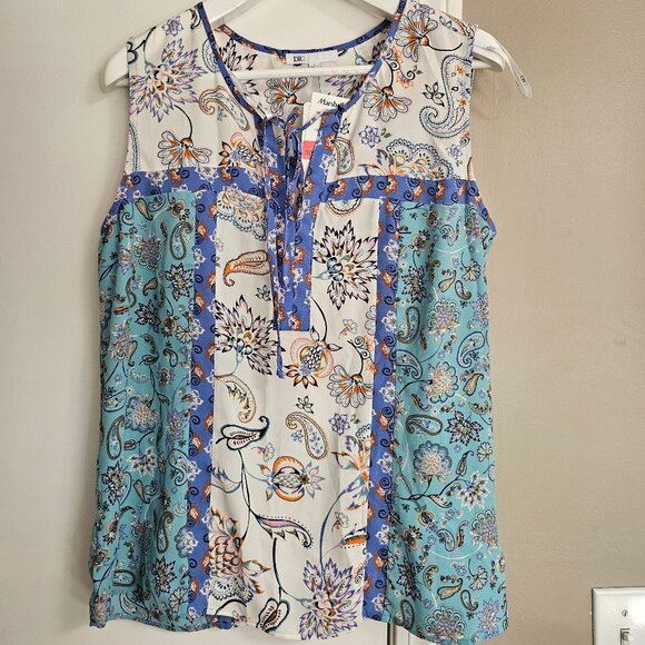 DR2: Brand New Sleeveless Blouse Size L - Picture 1 of 8